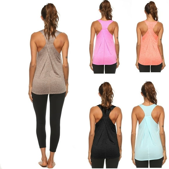 Femmes Débardeurs Sèches Chemises de Yoga Rapide en Vrac Gym Fitness Sport Sans Manches Gilet