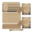 thumbnail image 6 of 100pc Paper Envelopes Thank You Card Auto Adhesive Closure Twine Decors, 6 of 6