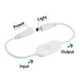 thumbnail image 2 of Uxcell 11'' DC 24V Touch Dimmer Switch Wire ABS Plastic White, 2 of 5