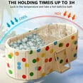 thumbnail image 4 of SHIBAILI 59'' Portable Ice/Hot  Bath Tub Insulated Athlete Plunge Tub w/Cover,Inflation-Free for Home & Outdoor,Colorful, 4 of 9