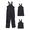 Rich Black, variant on Men's & Big Men's Systems Ski Bib, Sizes S-3XL