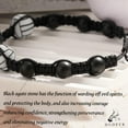 thumbnail image 4 of Baseball Basketball Football Soccer Volleyball Gifts, Natural Stone Baseball Cross Bracelets for Teen Ideas with Message Gift Card, 4 of 5