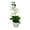 White 26*12*12cm, variant on Indoor Faux Flower Threeleaf Phalaenopsis Bonsai Potted Plant For Styling