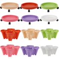 thumbnail image 4 of bedienty Flower Pot Stacking Planters Plant Tray Stackable Fine Workmanship Bright Color Space Saving Balcony Household Accessories Type 3, 4 of 6