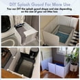 thumbnail image 4 of Caja de arena para gatos MEEXPAWS Splash Guard 28 L, color blanco, 4 of 6
