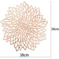 thumbnail image 2 of 6 manteles individuales para Navidad, oro rosa, 2 of 5