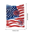 thumbnail image 3 of American Flag Throw Blanket for Sofa Couch Bed,4th of July Memorial Day Decor,27.5x39.4 Inch, 3 of 9