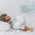 thumbnail image 6 of Tealbee Dreamsuit - Bamboo Sleep Sack with Legs - (1.5 Tog) Brushed Dot 3T-4T, 6 of 11