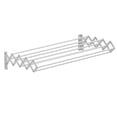 thumbnail image 1 of Secadora de Ropa, Tendedero de Pared, Tendedero Acordeón, 9 Varillas Escalonadas, Extensible y Plegable, Acero, Blanco Nube, 1 of 7