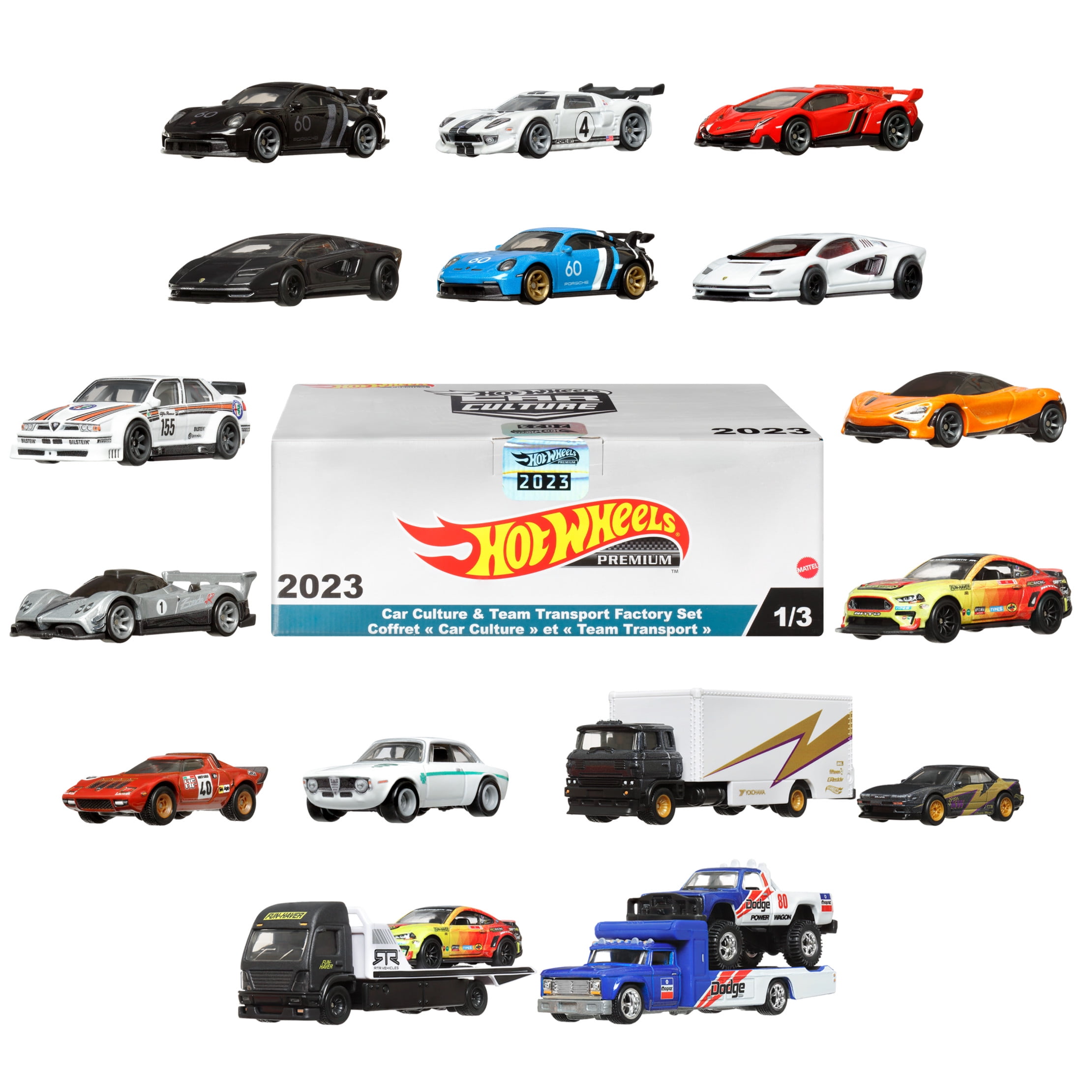 Hot Wheels Collectors' Car Culture & Team Transport Factory Set