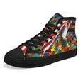 thumbnail image 6 of Autism Awareness Eagle High Top Canvas Shoes Sneakers Black Size 7, 6 of 7