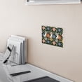 thumbnail image 5 of Yayeee Toggle Light Switch Wall Plate 3-Gang 6.37"x4.48" Decorative Outlet Cover, Blue Geometric Flowers, 5 of 7