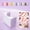 White, variant on 1pc 5D Cat Eye Nail Art Magnetic Tool - Non-Slip Finger Sleeves with Strong Magnets,Multiple Colors Available: Pink,Purple, White,Supplies for Hobby Nail Artists,Create Cat Eye Nail Effects Without