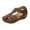 Brown, variant on asdoklhq Womens Slip On Shoes Under $15,Women's Ladies Girls Comfortable Ankle Hollow Round Toe Sandals Soft Sole Shoes