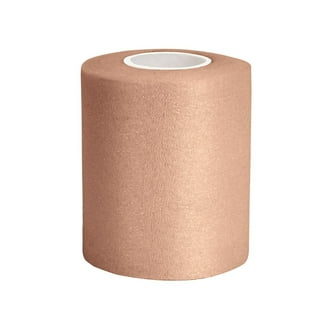Nuanchu 4-Pack Athletic Pre Wrap - 120 Yards Total, Foam Underwrap For Ankles, Wrists, Hair (Beige & White)