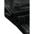 thumbnail image 5 of INSPIRE CHIC Women's Velvet Ruched Front Party Clubwear Tank Top L Black, 5 of 7
