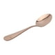 thumbnail image 4 of Cuchara de té de acero inoxidable, vajilla de cocina, cuchara duradera para el hogar, restaurante, fiesta, oro rosa, 4 of 14