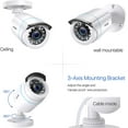 thumbnail image 3 of ZOSI 4 Pack 2MP 1080p HD-TVI Home Security Camera Outdoor Indoor 1920TVL,24PCS LEDs,80ft Night Vision, 90°View Angle, Waterproof Surveillance CCTV Bullet Camera, 3 of 9