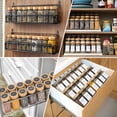 thumbnail image 4 of CycForge 24 Pcs Spice Jars with Lids and Labels,4 oz Empty Spice Containers Bottles for Pantry,Cabinet, Drawer, with Collapsible Funnel, 4 of 8