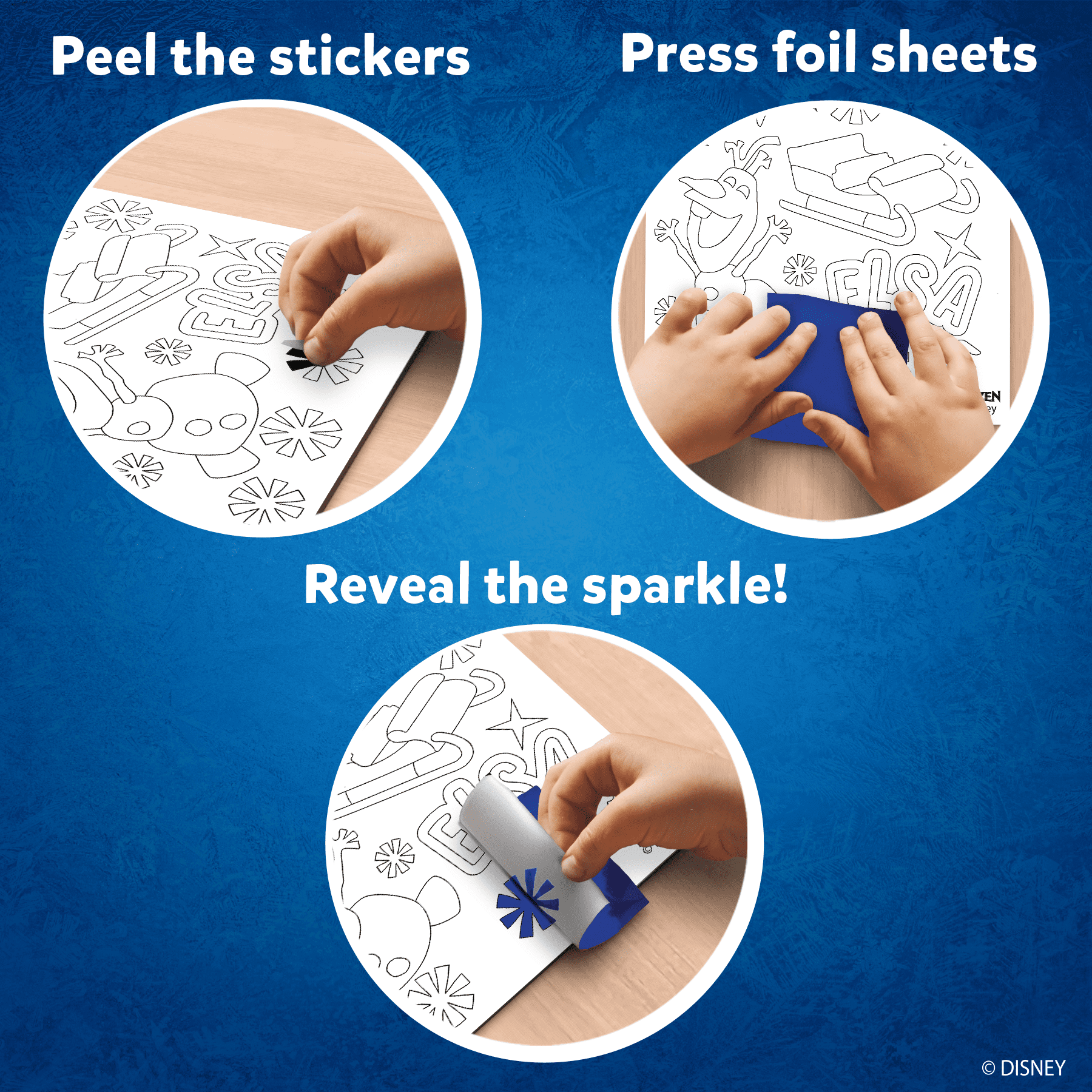 Skillmatics Foil Fun Art Kit for Kids, Disney Frozen, No Mess DIY Creative Activity Set