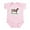 Petal Pink, variant on CafePress - Shorthorn Heifer Infant Bodysuit - Baby Light Bodysuit, Size Newborn - 24 Months