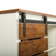 thumbnail image 6 of Branax Farmhouse Accent Cabinet with Sliding Barn Door, Buffet Server Table Buffet Sideboard with Storage for Kitchen and Living room, Multiple Colors, 6 of 7