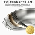 thumbnail image 6 of Stainless Steel Skillets/Frying Pan,12inch Chef's Pan,Dishwasher and Oven Safe Cookware,Works on Induction,Ceramic and Gas Cooktops, 6 of 8