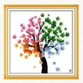 thumbnail image 2 of Pintura Estampada Cuadros Bordados Árbol de Imagen Rhinestone Decoración 54 x 54 cm, 2 of 9