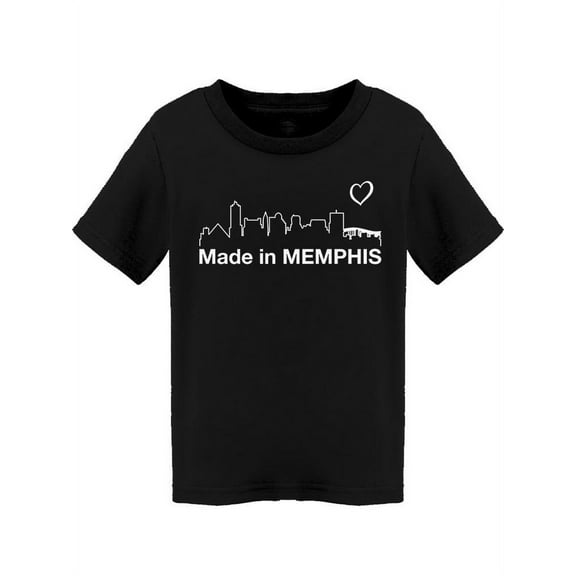 Made In Memphis! T-Shirt Toddler -Smartprints Designs,  5 Toddler