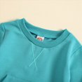 thumbnail image 5 of Xudanell Baby Boy Clothes 2 Piece Long Sleeved Solid Color Sweatshirt Sweatpants Set Baby Outfits Winter Home Wear, 5 of 6