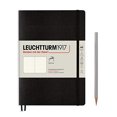 thumbnail image 1 of LEUCHTTURM1917 - Cuaderno mediano A5 de tapa blanda punteado (negro) - 123 páginas numeradas, 1 of 3