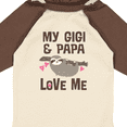 thumbnail image 4 of Inktastic My Gigi and Papa Love Me Girls Long Sleeve Baby Bodysuit, 4 of 5