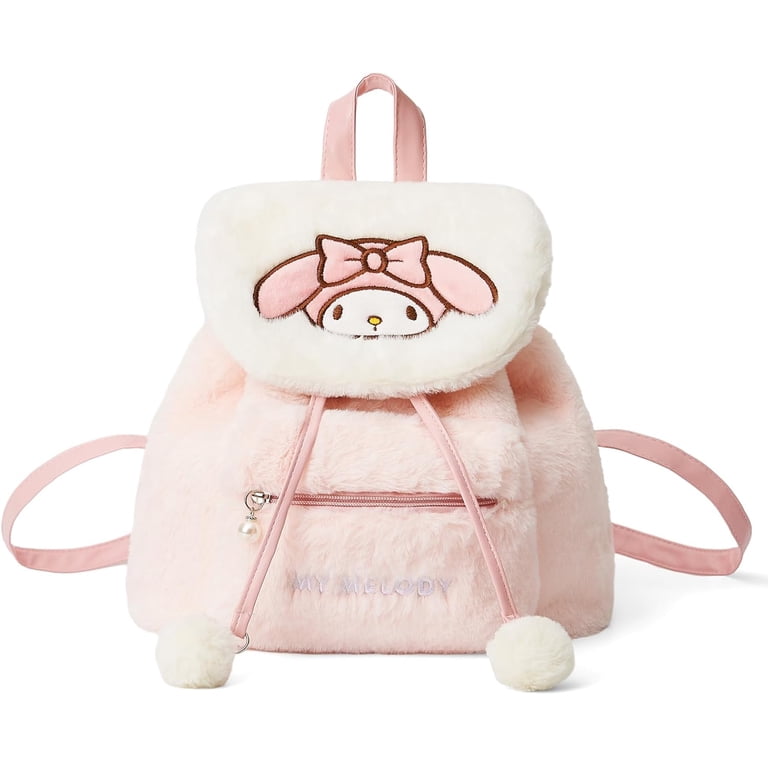 6913 Cartoon Plush Backpack, Soft Fuzzy Cute Bucket Purse, 16 Inch Large Cute Plush Backpack, Soft Fuzzy Cartoon Bucket Purse, 16  main image 3