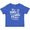 thumbnail image 3 of Inktastic Spring Break the Beach is My Happy Place Boys or Girls Baby T-Shirt, 3 of 5