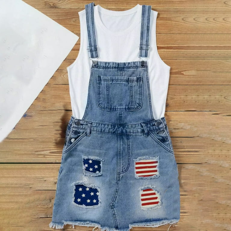 american apparel denim overall dress AE Denim Overall Mini Dress