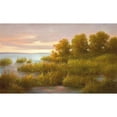 thumbnail image 3 of Fasani 14x10 Black Modern Framed Museum Art Print Titled - MISTY LAKE I, 3 of 5