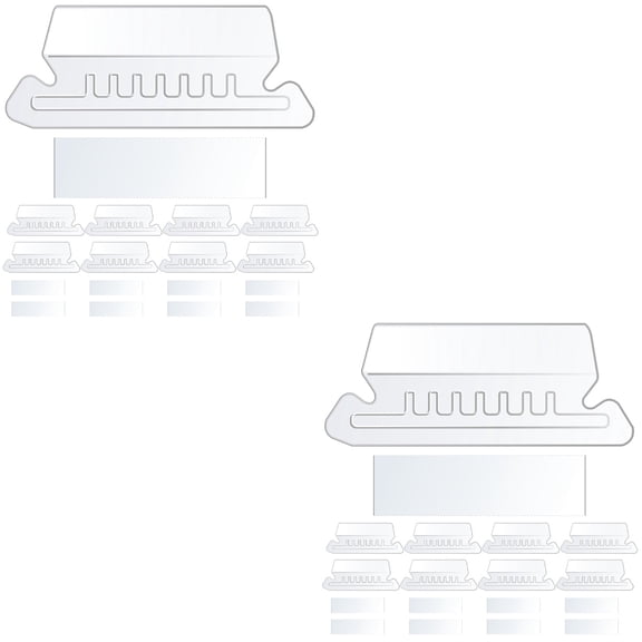 2 PCS Hanging File Tabs and Inserts Office Supplies Folder Cabinet Organiser