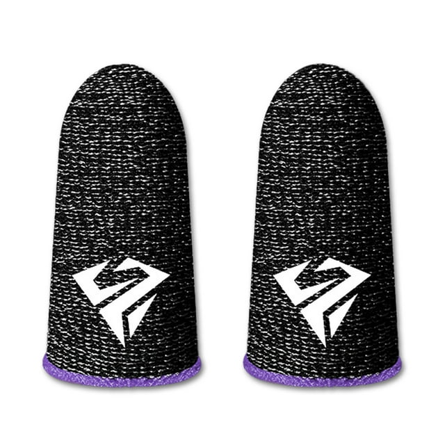Seitruly 10 piezas Juego de teléfono Mangas para dedos Guantes a prueba de aceite 24Pin Tejido Transpirable Anti-huellas dactilares Cubiertas Type3 NO3