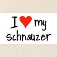 thumbnail image 2 of CafePress - I LOVE MY Schnauzer Tote Bag - Unisex Canvas Tote Bag, Beige, 1-Piece, 2 of 7
