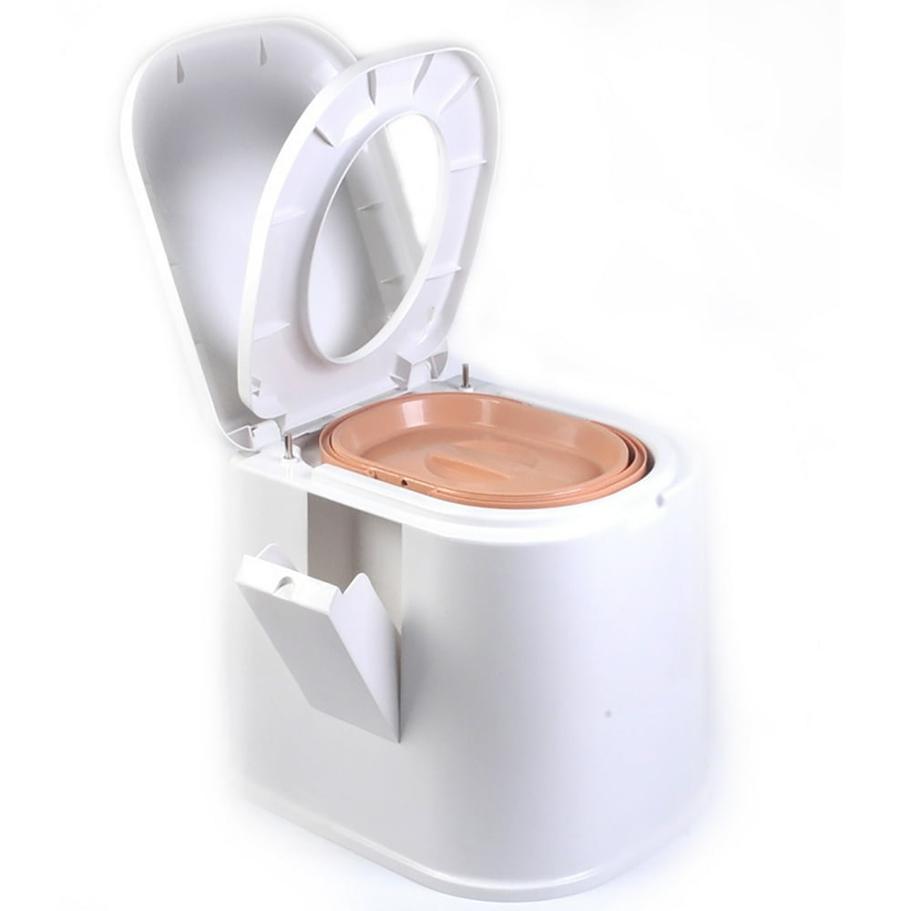 Portable Camping Toilet Travel Commode, Indoor Outdoor Camping Commode