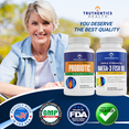 thumbnail image 5 of Truthentics Probiotics with Prebiotics Plus Omega-3 Fish Oil Bundle - Perfect Pair for Gut & Immune Health Support - 60 Count Each, 5 of 10