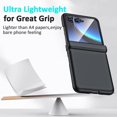 thumbnail image 3 of Compatible Flip Case for Motorola Razr Plus 2023 Case with Screen Protector,Clear Motorola Razr 40 Ultra Case,Electroplating Shockproof Protective Cover Cases for Motorola Razr+ Case 2023,Black, 3 of 7