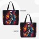thumbnail image 2 of Balery Rock Skull Singer Bolsa de Mano para Mujeres con Cremallera, Bolsa de Gimnasio con Compartimentos, Bolsa para Laptop, Bolsa para Trabajo, 2 of 7