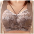 thumbnail image 2 of Brasier Tela de Mantequilla Sujetadores de Encaje sin Costuras de Tela de Mantequilla para Mujer, sin Aros, Cómodos, de Malla, Acolchados, con Espalda Suave y Alisadores Mediana, 2 of 3
