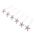 thumbnail image 3 of Pinza de pelo Yuyangstore Nupcial Mariposas Diamantes Estrella Rosa, 3 of 8