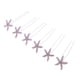 thumbnail image 3 of Pinza de pelo de cristal nupcial Zulema 6 Uds Forma U Vintaje rosa, 3 of 8