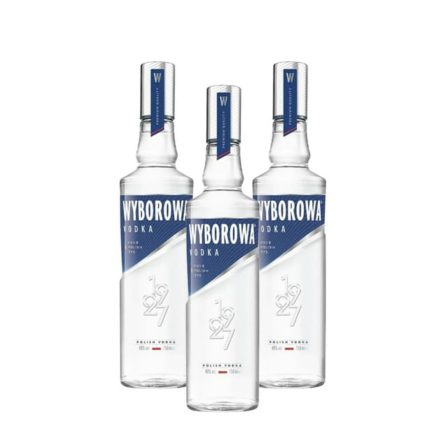PACK DE 3 VODKA WYBOROWA 700ML