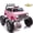 Pink, variant on Chevrolet Cheyenne 24 Volt Ride on Toys, Joyracer Electric Truck for Kids, Power Car Wheels with Remote, Bluetooth, USB, LED Lights, Pink