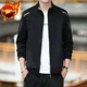 thumbnail image 3 of Ropa para hombre, sudaderas con cremallera completa y sin logotipo, jersey para hombre, sudadera sin capucha, nueva, de algodón, de una pieza, sudadera económica, overfit, 3 of 5