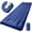 Navy Blue, variant on Inflatable Camping Sleeping Pad with Pillow, Extra Thickness 4 Inch Sleeping Mat with Built-in Pump, Compact & Ultralight Camping Air Mattress for Backpacking Hiking Tent Traveling